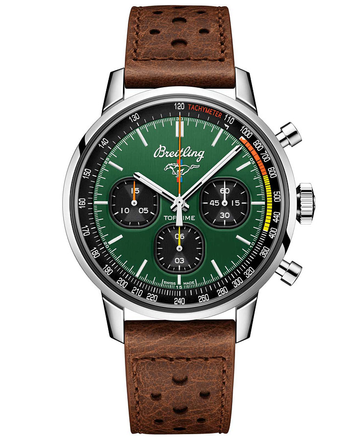 Часы Breitling Top Time Ford Mustang A253101A1L1X1 — мужские, зеленый