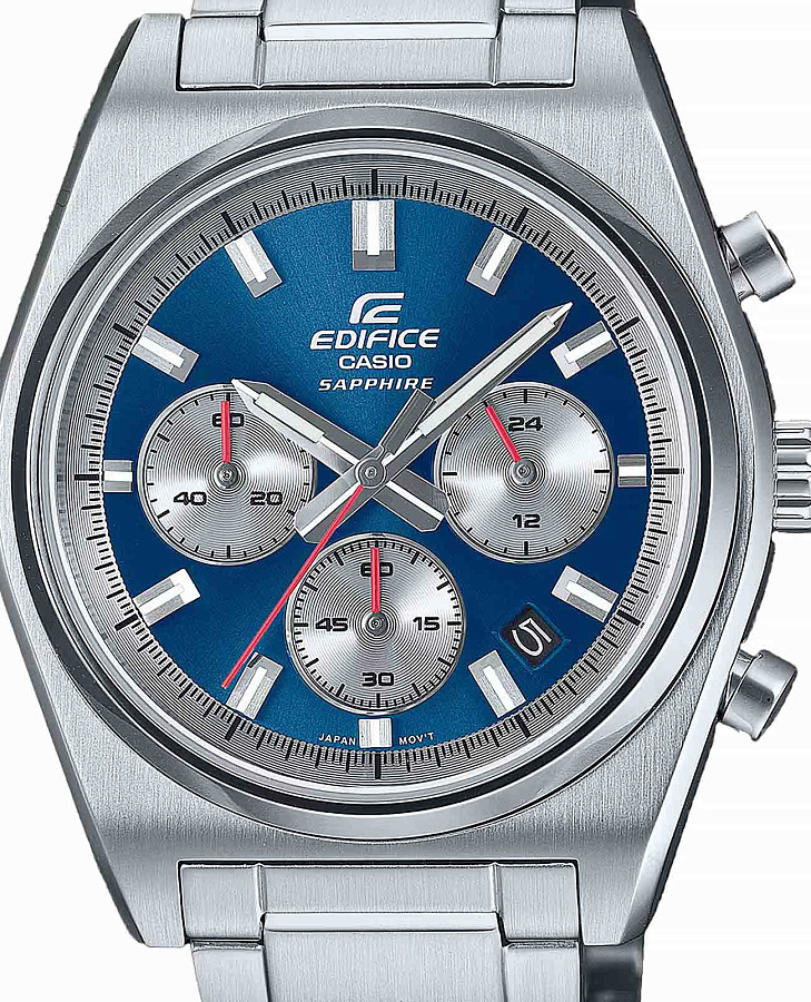 Часы Casio Edifice EFB-730D-2A — кварцевые, металл сталь