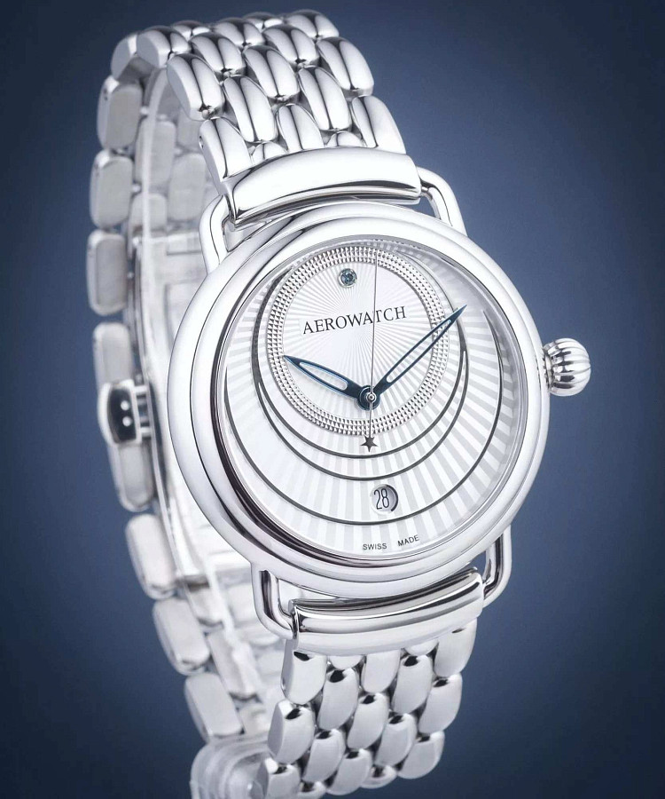 Часы Aerowatch 1942 42900 AA24 M — кварцевые, сталь металл