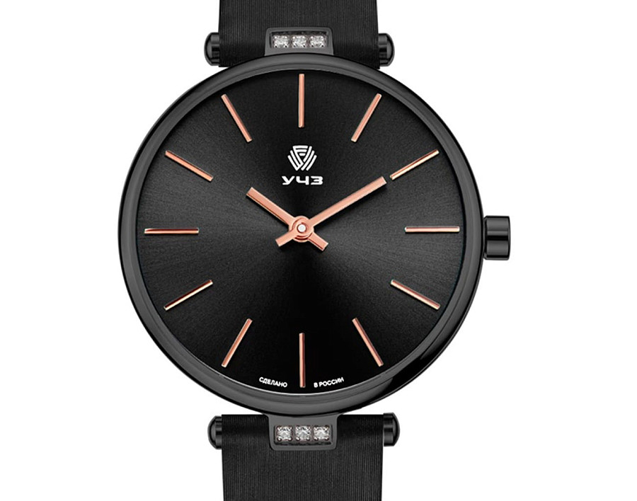 Часы УЧЗ Spectr 3042L-3 — кварцевые, латунь