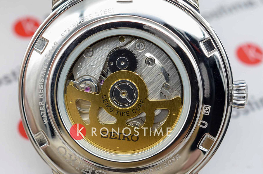 Часы Seiko Presage SRPJ17J1 — мужские, кожаный