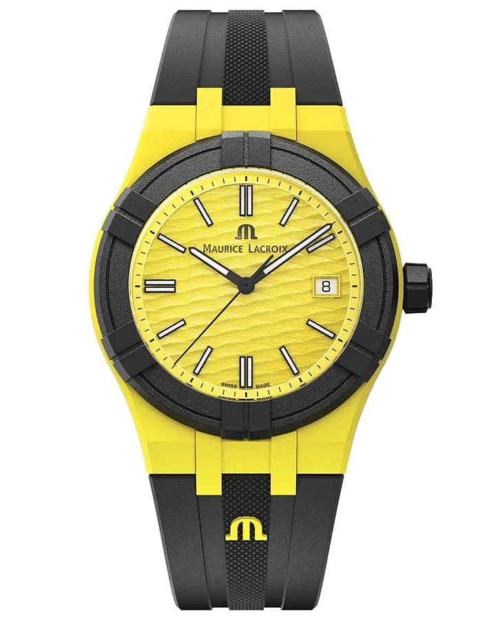 Часы Maurice Lacroix Aikon Tide AI2008-60060-300-0 — мужские, желтый
