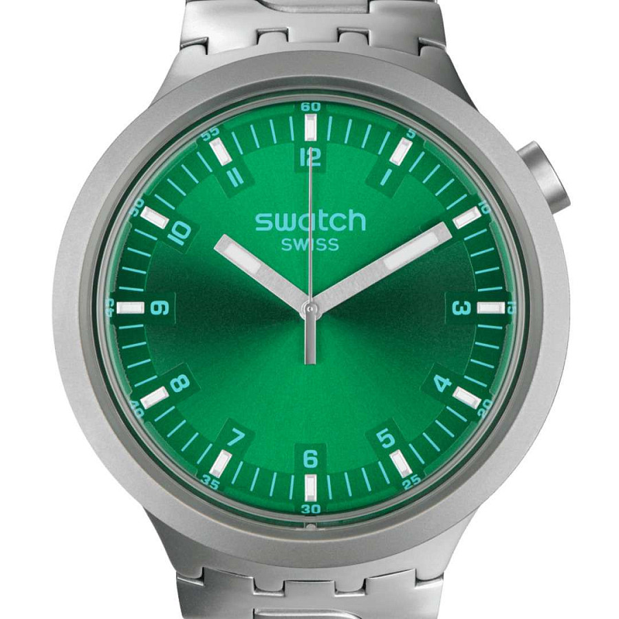 Часы Swatch Big Bold Irony Standard SB07S101G — мужские, нержавеющая сталь