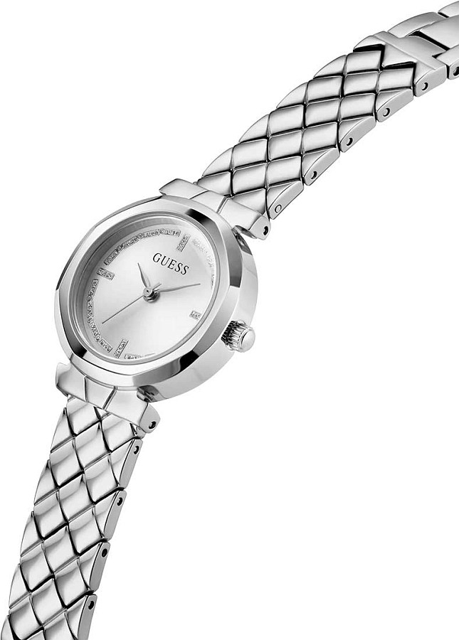 Часы Guess Bejeweled GW0839L4 — кварцевые, сталь металл