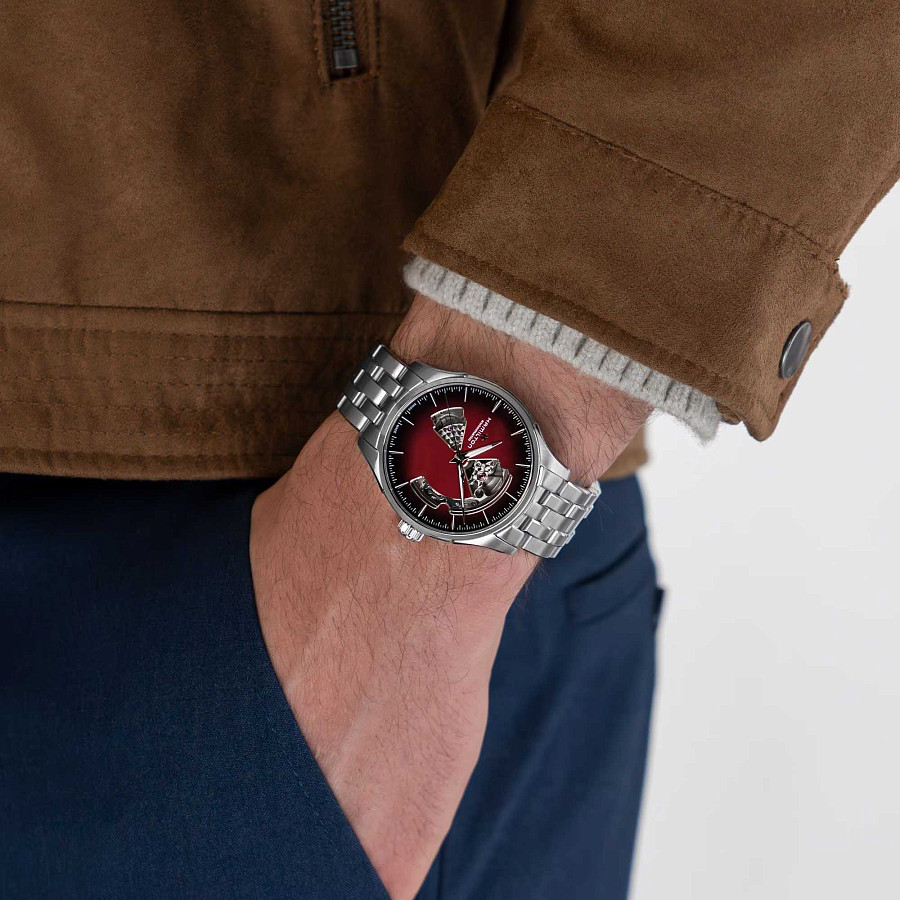 Часы Hamilton Jazzmaster Open Heart Auto H32675170 — металл сталь, мужские, Швейцария
