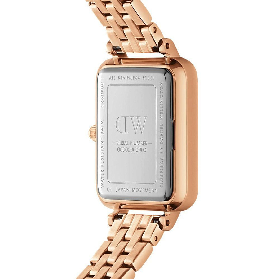 Часы Daniel Wellington Quadro DW00100620 — белый, сталь металл