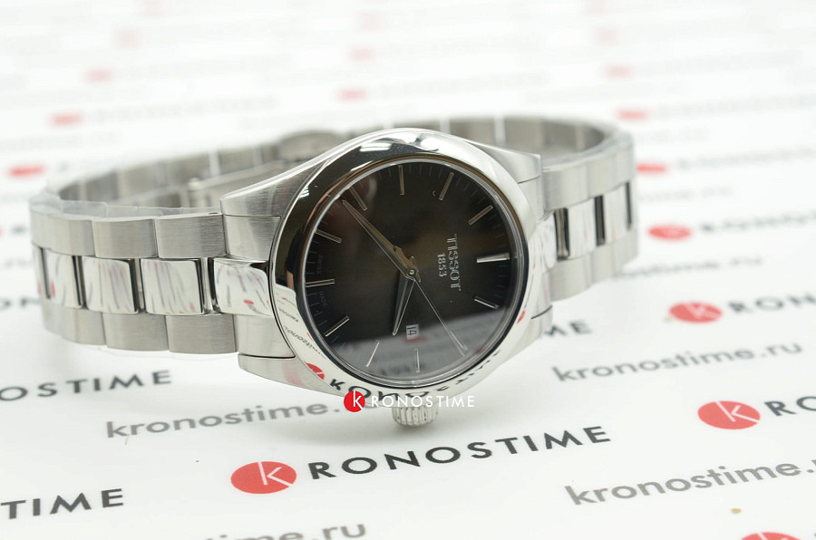 Часы Tissot T-My Lady T132.010.11.061.00 — антрацитовый, металл сталь