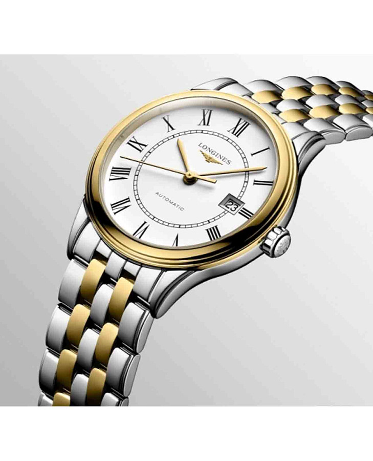 Часы Longines Flagship L4.374.3.21.7 — женские, сталь c pvd покрытием