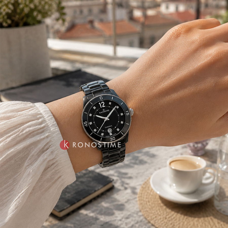 Часы Candino Ceramic C4795/3 — кварцевые, керамика