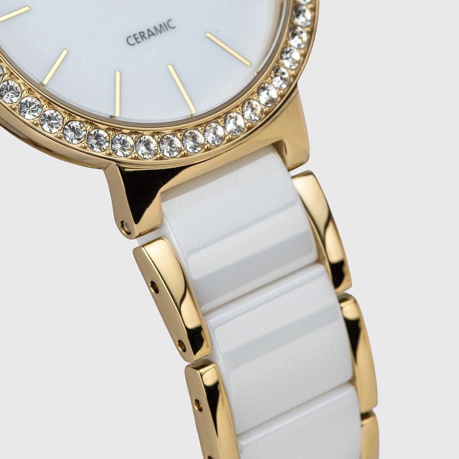Часы Jacques Lemans High Tech Ceramic Monaco 50-7D — сталь + керамические вставки, женские