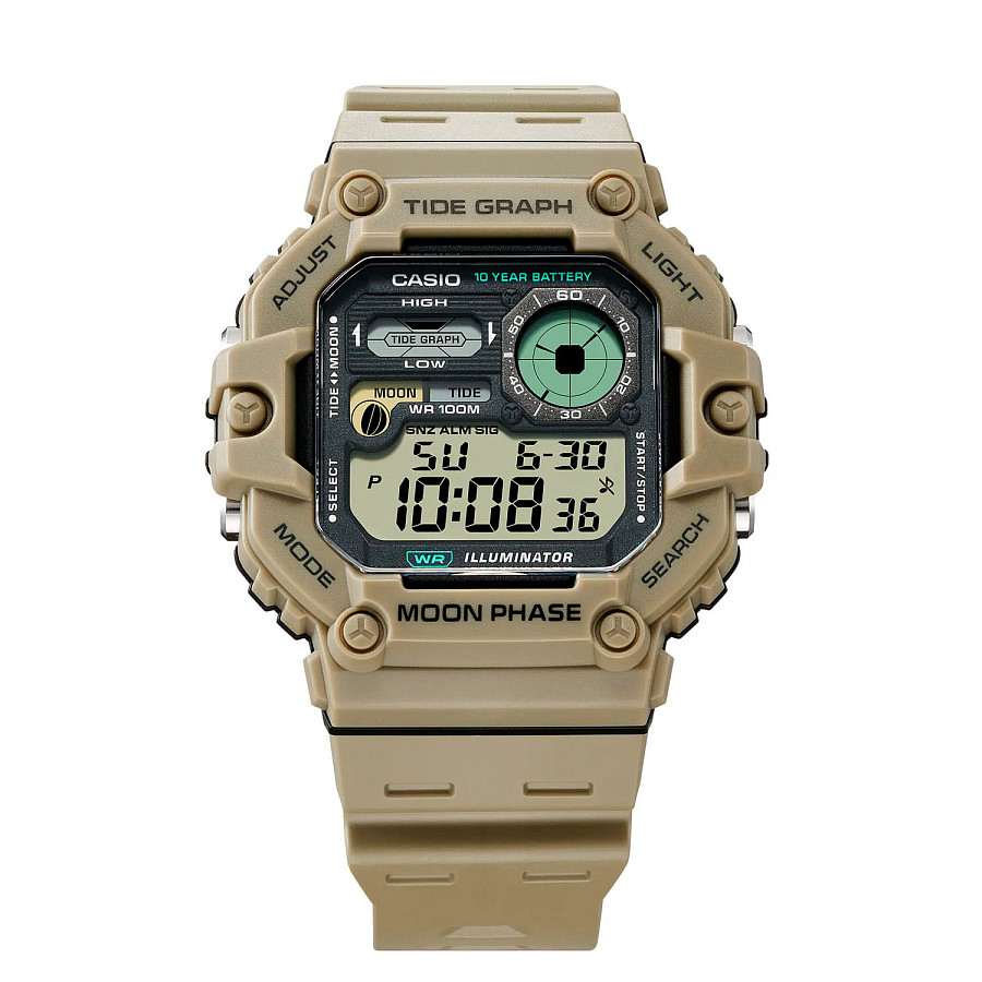Часы Casio Collection WS-1700H-5A — кварцевые, пластик сталь