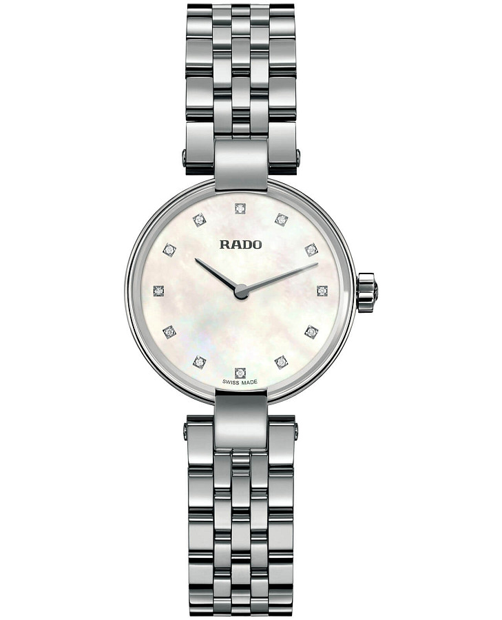 Часы Rado Coupole Diamonds R22854929 — женские, перламутровый