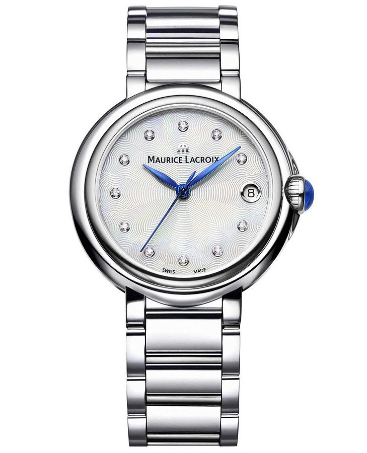 Часы Maurice Lacroix FIABA Date FA1004-SS002-170-1 — женские, серебристый