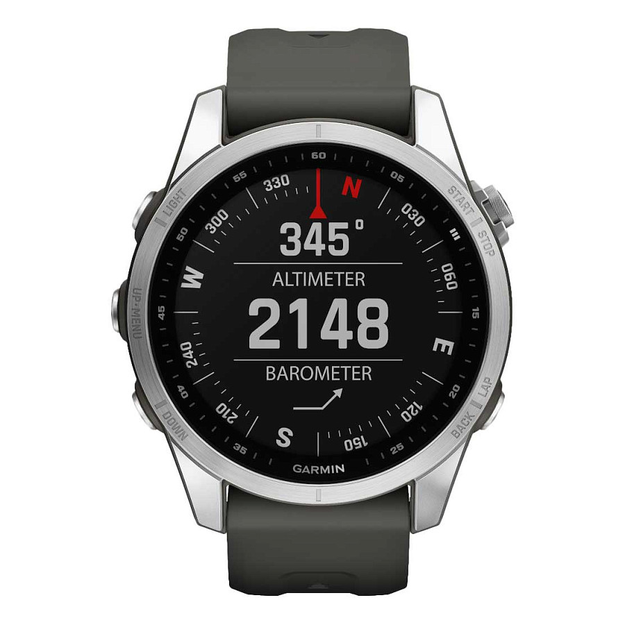 Часы Garmin Fenix 7s 010-02539-01 — цветной, металл сталь пластик