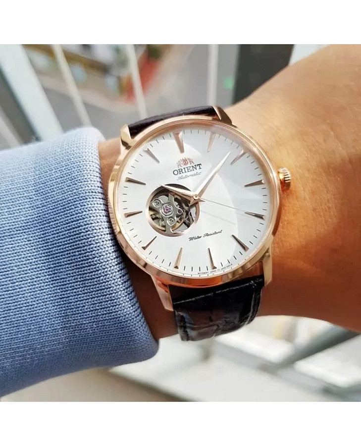 Часы Orient Classic Automatic AG02003W — мужские, черный