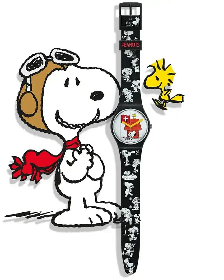 Часы Swatch Gent Biosourced Standart SO28Z107 — пластик, Швейцария