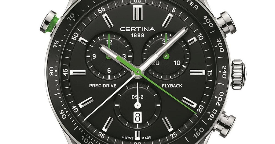 Часы Certina DS-2 Chronograph Flyback C024.618.11.051.02 — нержавеющая сталь, мужские