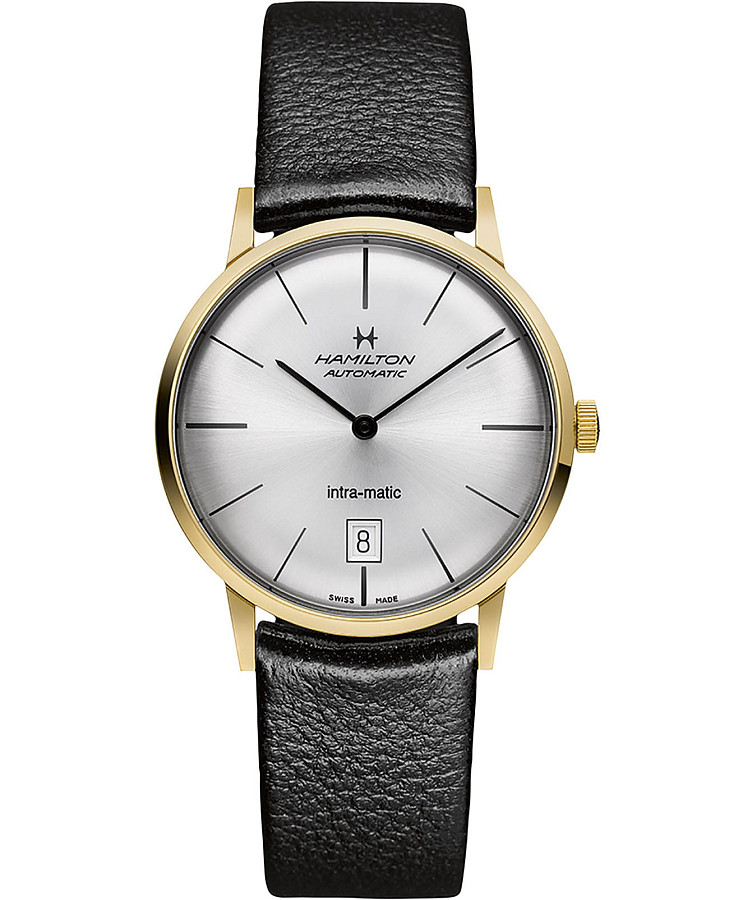 Часы Hamilton American Classic Intra-Matic Auto H38475751 — мужские, серебристый