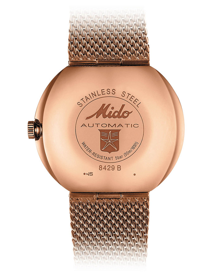 Часы Mido Commander Shade M8429.3.23.11 — механические, сталь металл