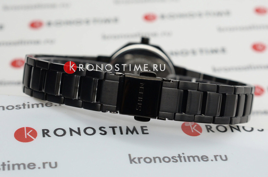 Часы Casio Sheen SHE-4543BD-1AUER — черный, сталь металл