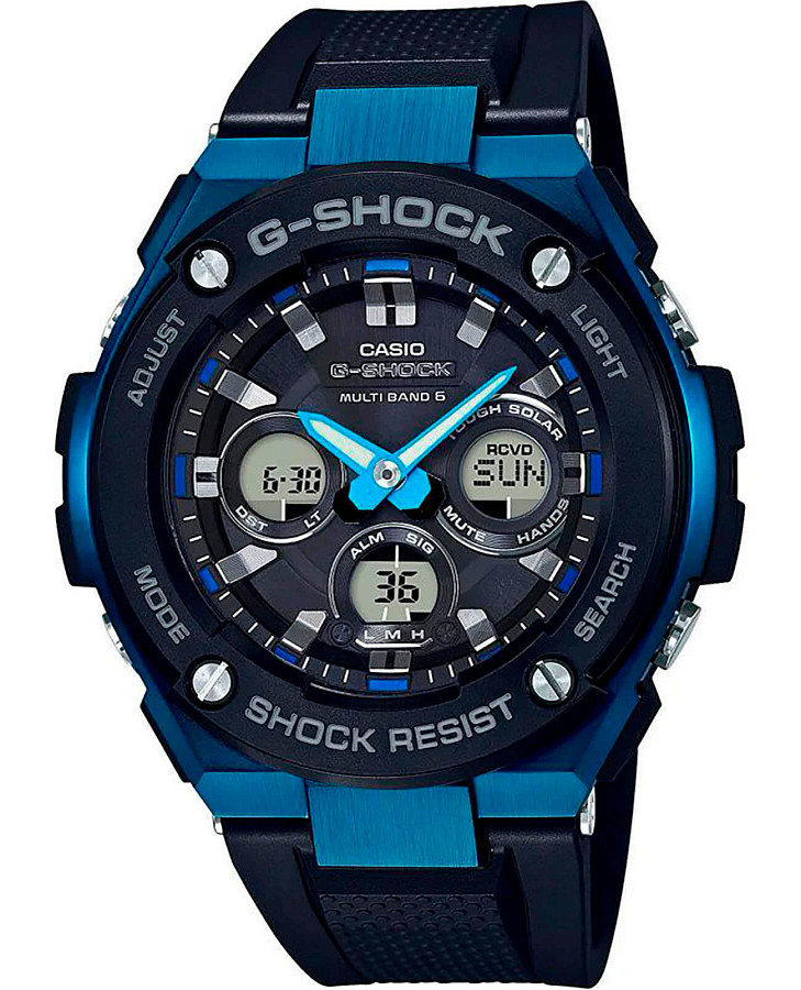 Часы Casio G-Shock GST-W300G-1A2 — мужские, черный