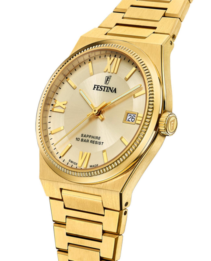Часы Festina Classics F20038/2 — кварцевые, сталь