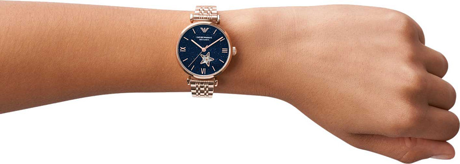 Часы Emporio Armani Gianni T-Bar AR60043 — сталь металл, Италия