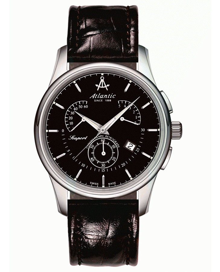Часы Atlantic Seaport 56450.41.61 — мужские, черный