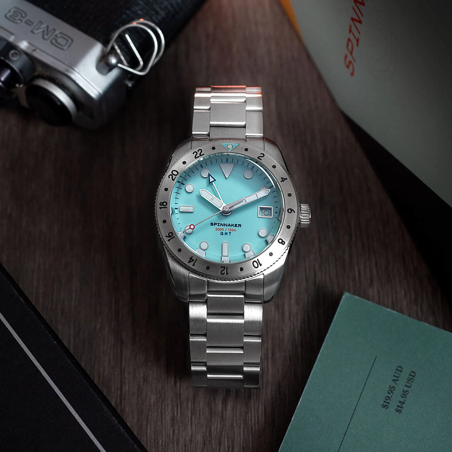 Часы Spinnaker Croft 3912 Gmt Automatic Limited Edition SP-5130-22 — нержавеющая сталь, мужские