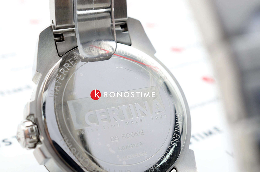 Часы Certina DS Rookie C016.410.11.057.00 — черный, сталь металл