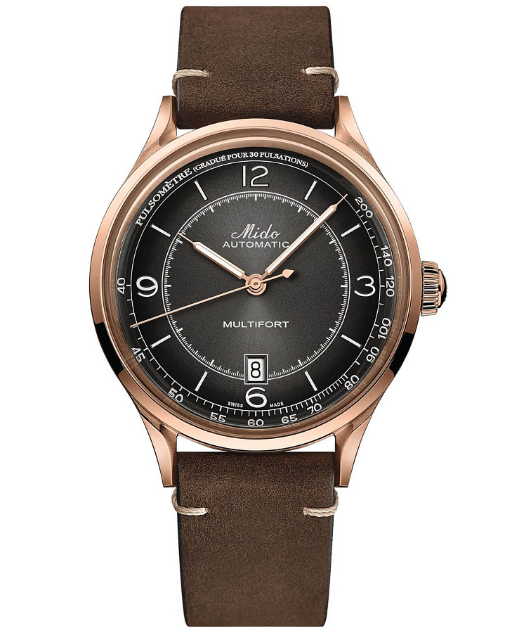 Часы Mido Multifort Patrimony M040.407.36.060.00 — мужские, черный