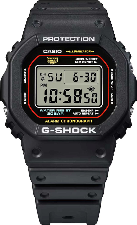 Часы Casio G-Shock DW-5600RL-1 — пластик, Япония