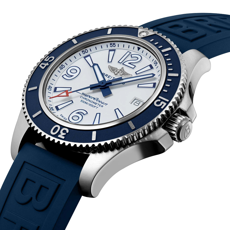 Часы Breitling Superocean Automatic 42 A17366D81A1S2 — механические, сталь металл