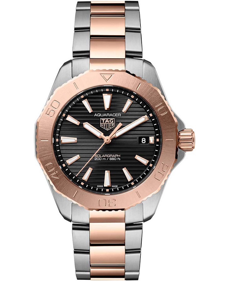Часы TAG Heuer Aquaracer Professional 200 Solargraph WBP1121.BB0003 — мужские, черный