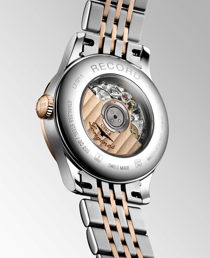 Часы Longines Record Collection L2.321.5.11.7 — металл золото сталь, Швейцария