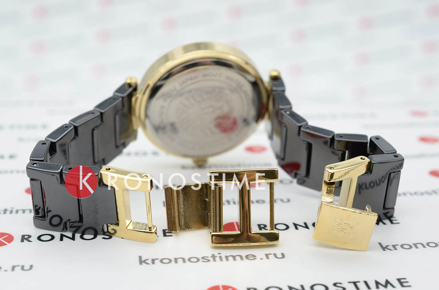 Часы Anne Klein Diamond 1018BKBK — кварцевые, США, женские