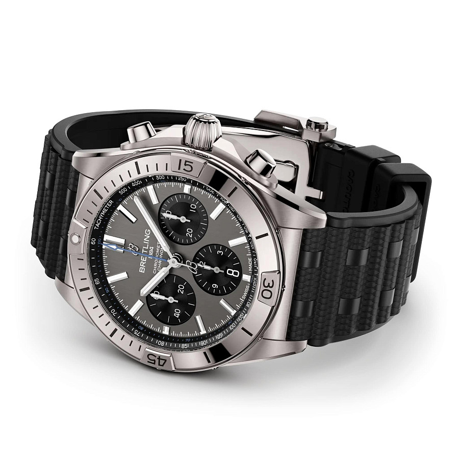 Часы Breitling Chronomat B01 42 EB0134101M1S1 — сталь металл, Швейцария
