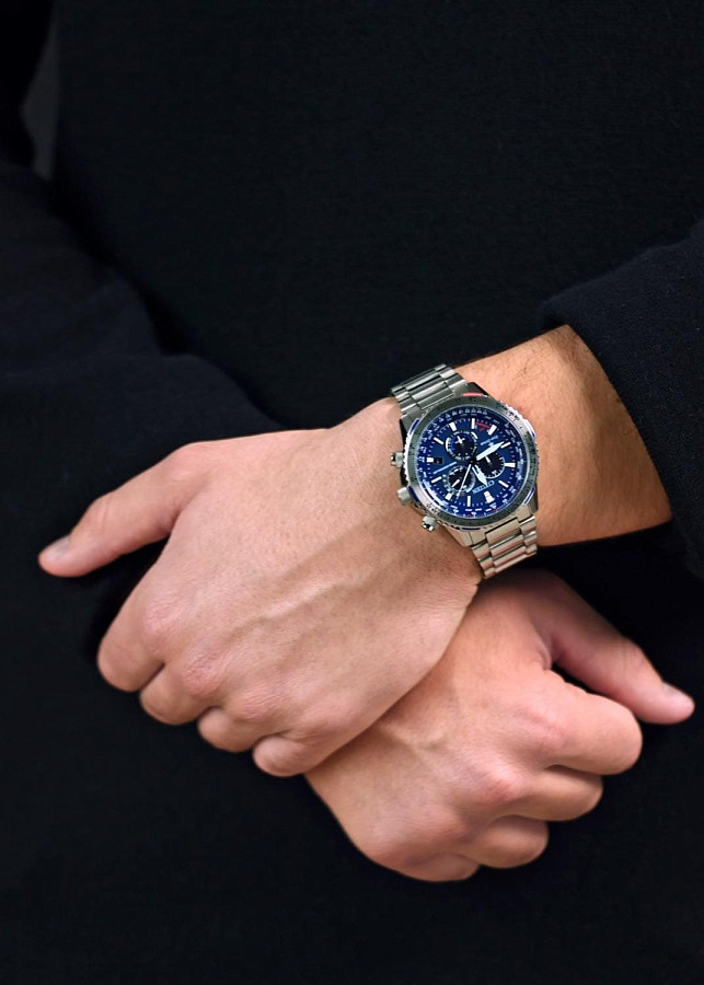 Часы Citizen Promaster CB5000-50L — кварцевые, металл сталь