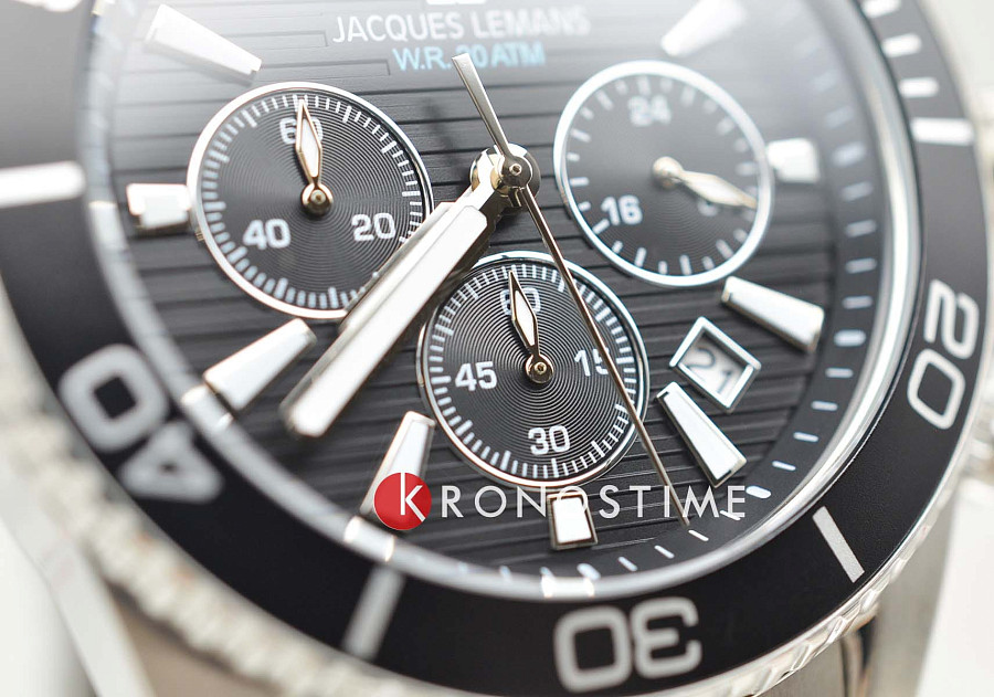 Часы Jacques Lemans Liverpool Diver 1-2206G — нержавеющая сталь, мужские