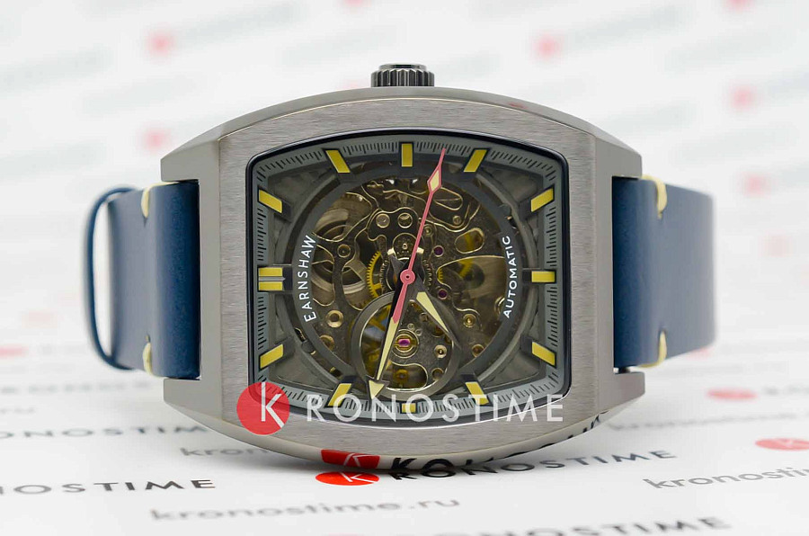 Часы Earnshaw Wellington ES-8302-02 — механические, сталь металл