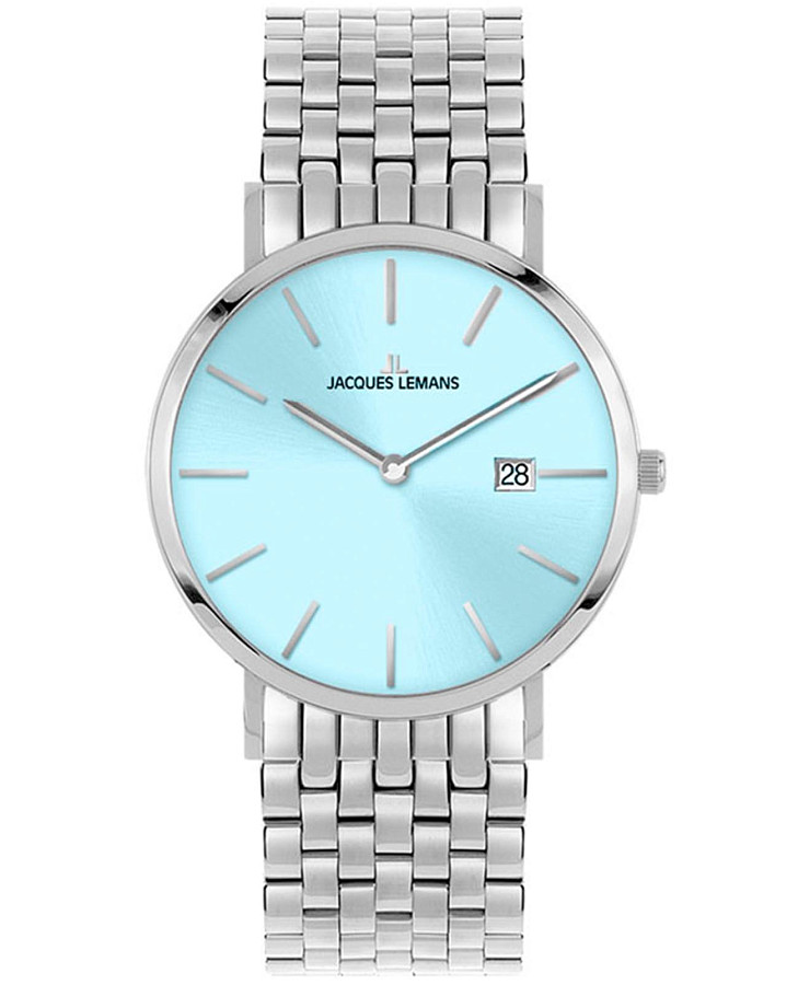 Часы Jacques Lemans Classic 1-2171J — мужские, голубой