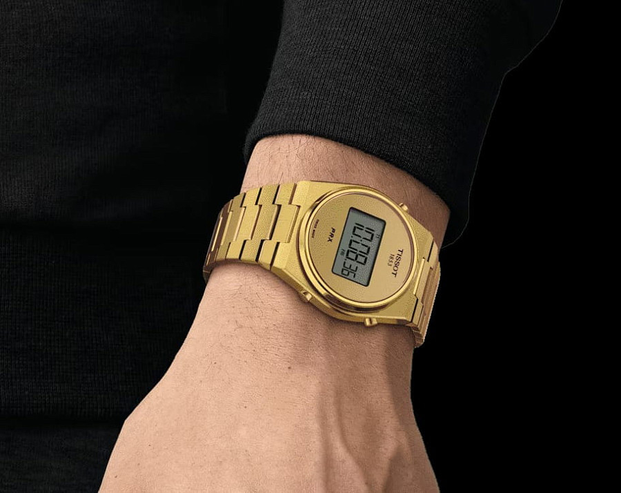Часы Tissot PRX Digital T137.463.33.020.00 — антрацитовый, металл сталь