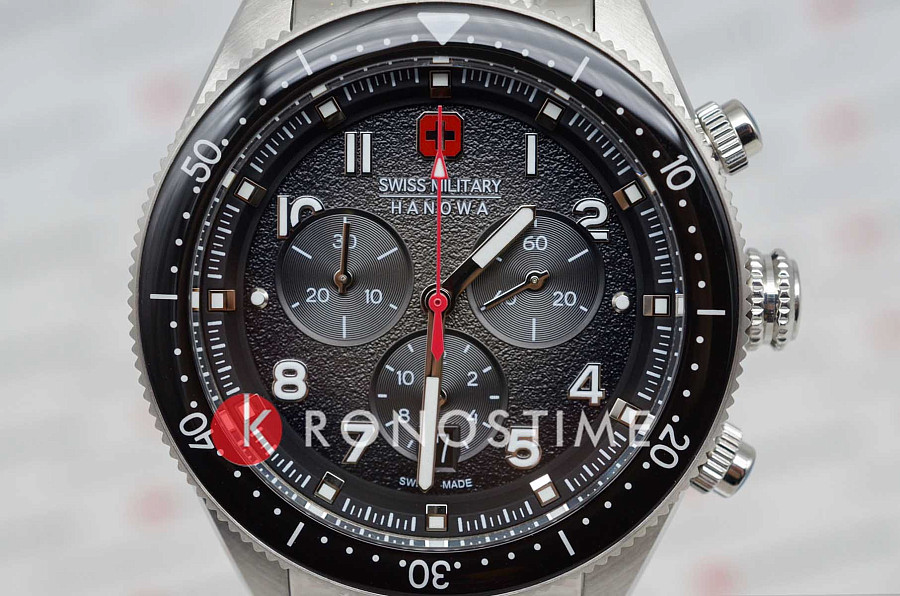 Часы Swiss Military Hanowa Greyhound SMWGI0003803 — металл сталь, Швейцария