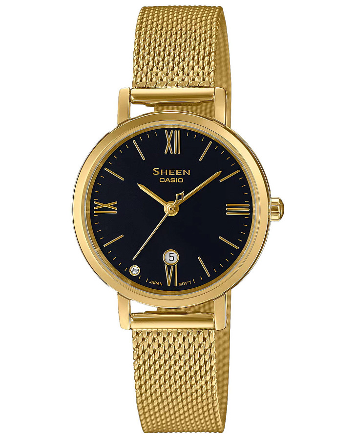 Часы Casio Sheen SHE-4540GM-1A — женские, черный