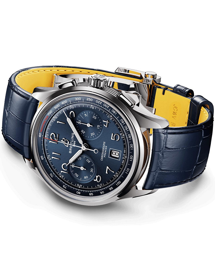 Часы Breitling Premier B01 Chronograph 42 AB0145171C1P2 — сталь металл, Швейцария
