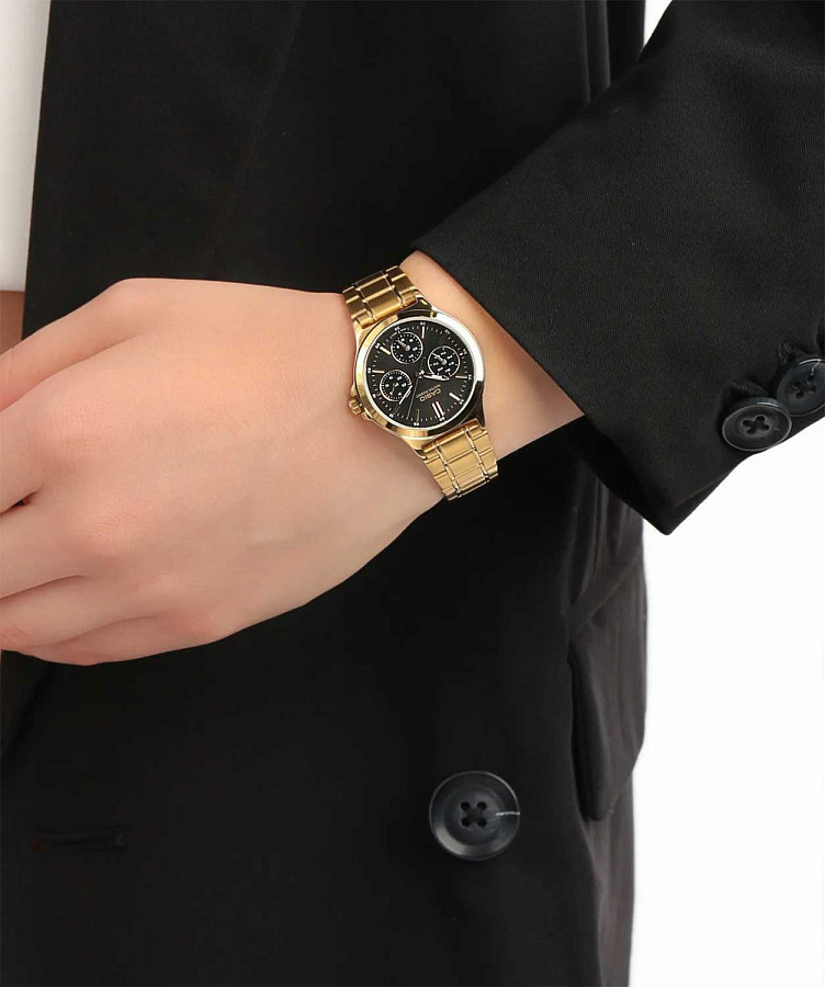 Часы Casio Collection LTP-V300G-1A — кварцевые, сталь металл