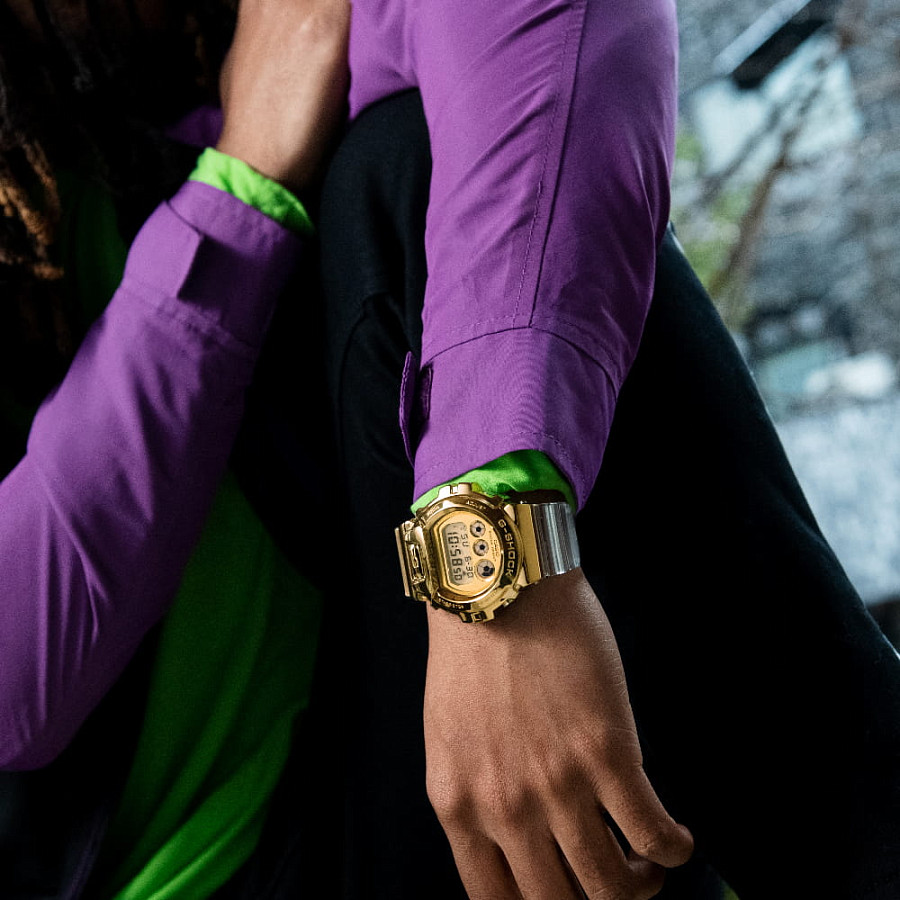 Часы Casio G-Shock GM-6900SG-9DR (GM-6900SG-9ER) — электронные, сталь металл пластик