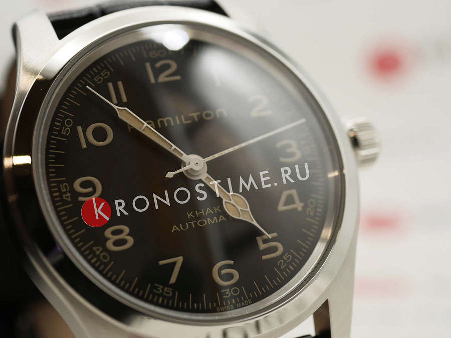 Часы Hamilton Khaki Field Murph Auto H70605731 — мужские, черный