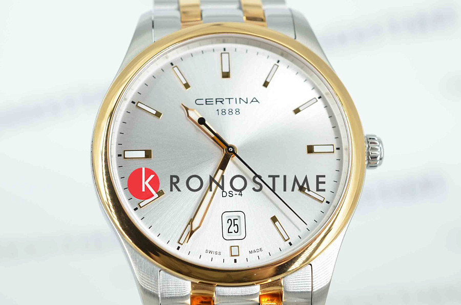 Часы Certina DS-4 C022.410.22.031.00 — кварцевые, сталь металл