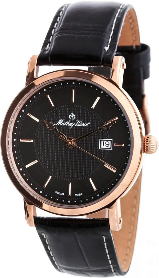 Часы Mathey-Tissot City Auto HB611251ATPN — кожаный, мужские
